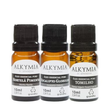 Imagem de Kit Bom Respiro  Óleos Essenciais Alkymia di Grandha