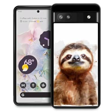 Imagem de Goodsprout Capa compatível com Google Pixel 6A, capa traseira rígida de policarbonato à prova de choque e anti-arranhões para Google Pixel 6A