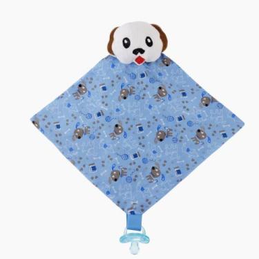 Imagem de Naninha Para Bebê Bichinho Pelúcia com Prendedor de Chupeta - Kolim En