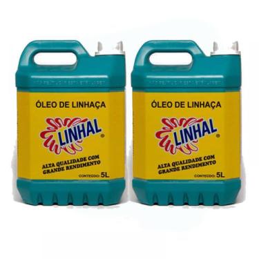 Imagem de Kit 2 Óleo De Linhaça Linhal 5 Lt cada Impermeabil. Madeira