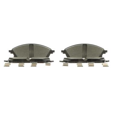 Imagem de BOSCH BE2436H Conjunto de pastilhas de freio a disco de cerâmica azul com ferragens - Compatível com Jeep Grand Cherokee, Grand Cherokee L; FRENTE