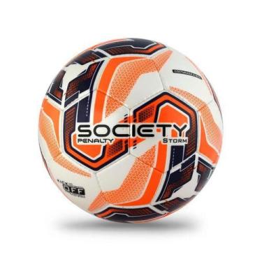 Imagem de Bola Futebol Society Penalty Storm XXI Microfibra Costurada a Mão, Bra