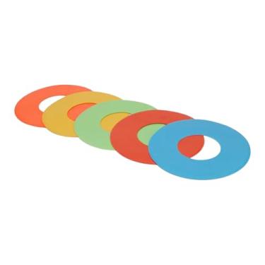 Imagem de Dynwave 5x Marcadores Equipamentos de Treino de Futebol Prática Portátil Velocidade Marcação de Campo Antiderrapante Sinais de Treinamento de Futebol