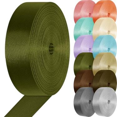 Imagem de Correia de nylon 2,5 cm 3,8 cm Correia de nylon resistente correias planas de escalada para equipamentos internos e externos artesanato faça você mesmo cinto de reparo acampamento caminhadas esportes