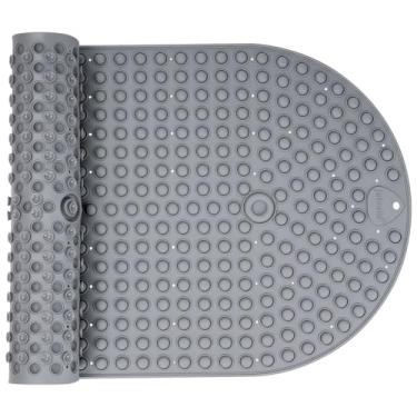Imagem de Joiyota Tapete de banho de silicone push pop com 391 ventosas, tapete de banheira antiderrapante de 83 x 43 polegadas para adultos, tapetes dobráveis superiores para segurança e estabilidade com