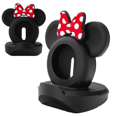 Imagem de Suporte de carregador de mouse fofo para Apple Watch, suporte de mesa de silicone para Apple Watch, suporte de estação de carregamento compatível com todas as séries Apple Watch Ultra/SE/8/7/6/5/4/3/2