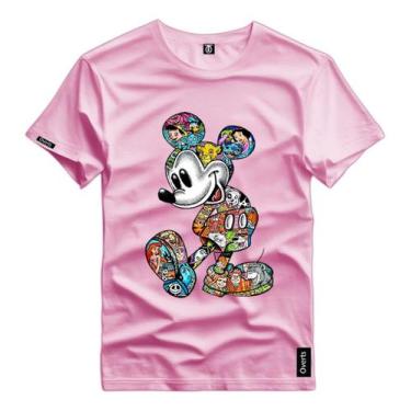 Imagem de Camiseta Personalizada Mickey Mouse Personagens Desenho - Versitz, Ros