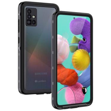 Imagem de Capa Celular Prova Dágua IP68 Galaxy, LANHIEM LH WP A51, Preto