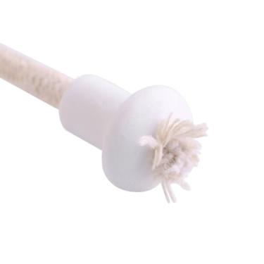 Imagem de Cryfokt Pavio para Lâmpada, Pavio para Lâmpada de Querosene, Suporte de Estilo Botão, 7 Peças, 185mm/7,3 pol. 0,9 X 0,8 pol., Suporte para de Vela de óleo de Garrafa de Vinho