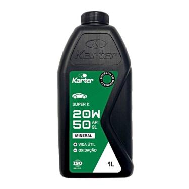 Imagem de Oleo Motor Karter 20W50 Api Sl Mineral 1 Litro