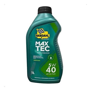 Imagem de Oleo Motor Bardahl Maxtec 5W40 Sn Sintetico 1 Litro