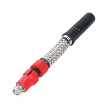 Imagem de predolo de trava interna para bastão de caminhada para tubo de 16 mm Fácil instalação Mola leve com absorção de choque para mochila, Vermelho