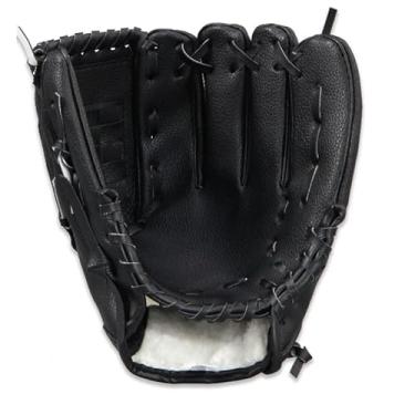 Imagem de Luva de beisebol desportos ao ar livre luva de beisebol equipamento de prática de softball mão esquerda ou direita para homem adulto mulher luvas e luvas de beisebol (cor: Right Hand, tamanho: 1