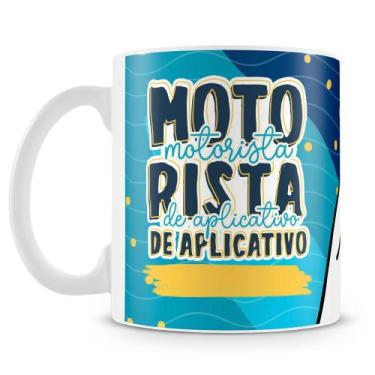 Imagem de Caneca Flork Motorista de Aplicativo - 325ml - Cerâmica Personalizada 