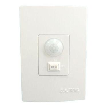 Imagem de Sensor Presenca Qualitronix 180º Fotocelula Embutir QI6M