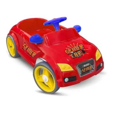 Imagem de Carro Spider Infantil Vermelho Rodas Eva Homeplay A Pedal