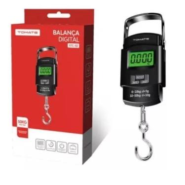 Imagem de Balança Digital De Mão Alta Precisão Ideal Pesca e Bagagem