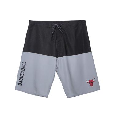 Imagem de Boardshort Sintético Masculino Sublimado Chicago Bulls Preto N697A - NBA