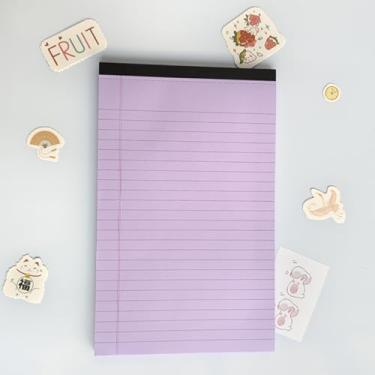 Imagem de 2-Pack Legal Pads Writing Pads Recycled Paper, 8.5"x11.75" Wide Ruled Perforated 50 sheets Notepads 8-1/2"x 11-3/4" Writed Pad