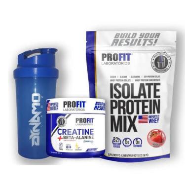Imagem de Creatina+Beta Alanina 300G E Isolate Protein Mix 900G Profit - Profit 