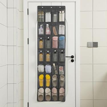 Imagem de Organizador de porta de armário para pendurar – 7 prateleiras e 28 bolsos para itens essenciais para bebês e meninas, organizador de brinquedos para animais de pelúcia