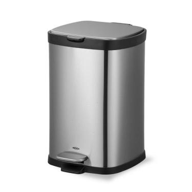 Imagem de Lixeira com Pedal e Balde Frame Inox 12 L