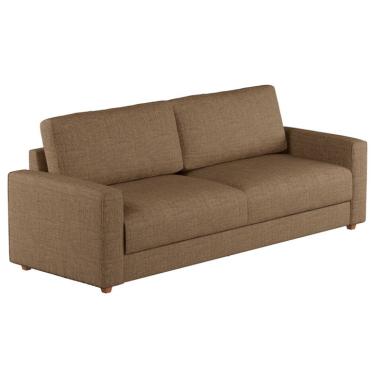 Imagem de Sofá 2 Lugares Hit Linho Marrom 180 cm