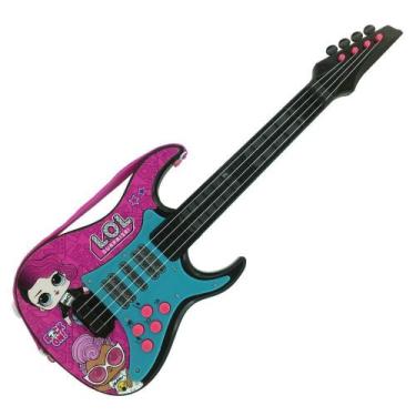 Imagem de Instrumentos musicais - guitarra - lol surprise - Candide, Rosa e Azul