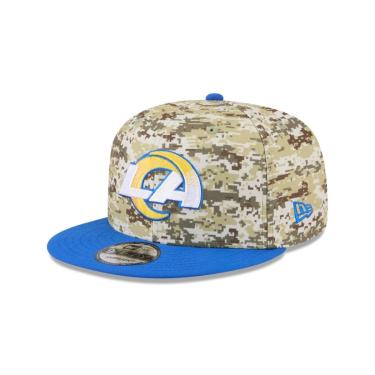 Imagem de BONE NEW ERA 9FIFTY LOS ANGELES RAMS NFL SALUTE SERVICE 2025 MILITAR-Masculino