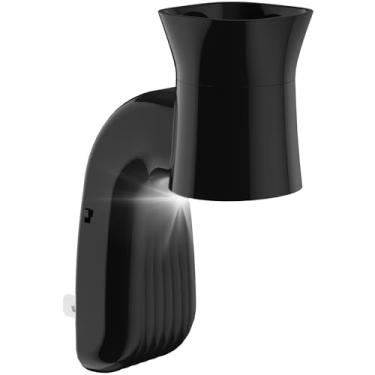 Imagem de Zoblise 1 plugue de fragrância de parede com luz noturna, compatível com flores de parede Bath and Body Works, difusor de plugue giratório, difusor de óleo essencial elegante para um escritório