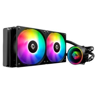 Imagem de Water Cooler Hayom Rainbow 240mm 1800RPM 12V Hidráulico Preto - FC1315