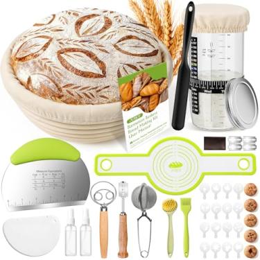Imagem de Perjoy Banneton – Kit iniciante de cesta à prova de pão