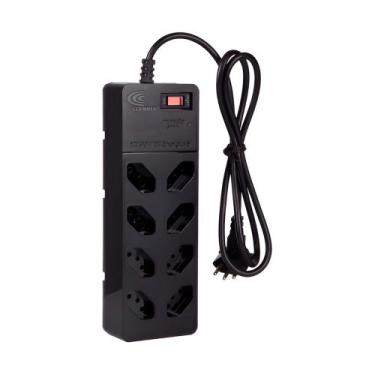 Imagem de Filtro De Linha Dps Iclamper Energia 8 Tomadas 10a 127/220v Preto