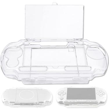 Imagem de Clear Full Hard Protective Shell for PSP 2000 3000 Series with Movie Bracket Light Transmission Anti Scratch and Shock Shockproof PC Material (for PSP 2000/3000 Series)