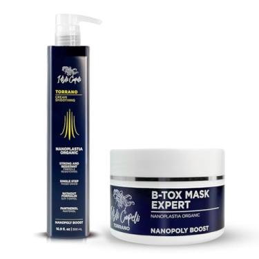 Imagem de I Belli Capelli Kit de Tratamento Capilar Torrano com Queratina – Alisamento Sem Formol com Nanoplastia e B-tox (2 Unidades)