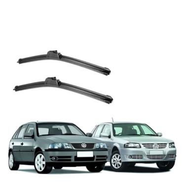 Imagem de Par Palheta Limpador Chuva Parabrisa Gol G3 G4 1999 Á 2014