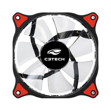 Imagem de Cooler C3TECH para Gabinete F7-L130RD 3 pinos 12cm
