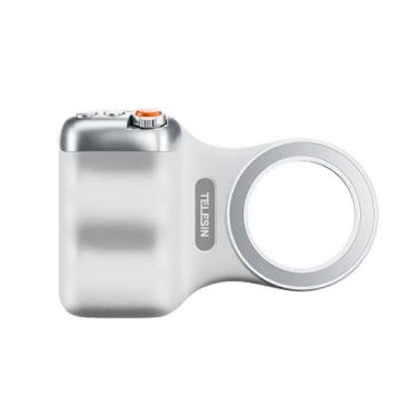 Imagem de Fun Shot Grip Câmera Celular Disparador Magnético Removível P1-MP-10 - Punho Ergonômico Estilo DSLR para iPhone e Android - MFI Certified e Rosca 1/4" para Tripé