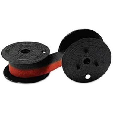 Imagem de 8 fitas de calculadora compatíveis com Victor 7010 CASIO RB-02 DR120TM 140TM 270TM CS-2612 GR24 Preto/Vermelho