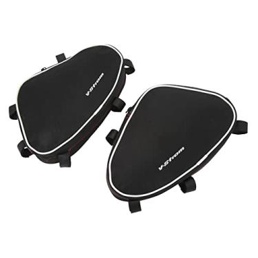 Imagem de Snsowed Substituição Bolsa Crash Bars, Armazenamento para Ferramentas, óculos de Sol, Smartphones, Acessórios para Motocicleta, Compatível Com V‑Strom DL650 DL1000, Com Material