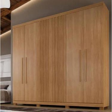 Imagem de Guarda Roupa Millano 6 Portas 100%mdf Cinamomo - Benetil