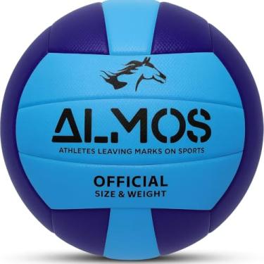 Imagem de Almos Bola de treinamento de vôlei | Bolas de vôlei para ambientes internos e externos para profissionais | Adulto | Tamanho oficial (azul)