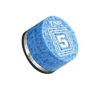 Imagem de RHINO Ponta de taco de bilhar TIME Crystal Pool - 14 mm/Azul/Dureza: TIME 1 Super Macio/Pacote 5