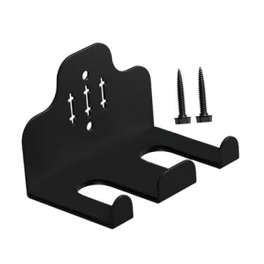 Imagem de Aymzbd Suporte de Parede para Barras, Acessório para Academia em Casa, Metal, Suporte para Barras Comerciais, Prateleira de Parede para Academias em Garagens, 2 vagas