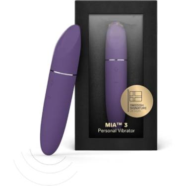 Imagem de Vibrador de Massagem Premium com Modos de Prazer e Design Ergonômico - MIA 3 - Design compacto e discreto (Roxo)