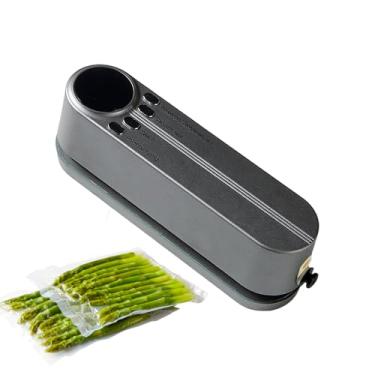Imagem de Seladores a vácuo portáteis, seladores a vácuo sem fio, máquina de revenda de sacos de lanche sem fio para cozinha doméstica e viagens