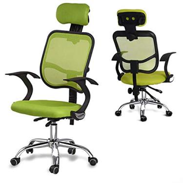 Imagem de Cadeira de escritório para jogos cadeira de computador cadeira de computador de malha com encosto de cabeça ajustável, cadeira executiva de tarefas giratórias, cadeira de escritório ergonômica