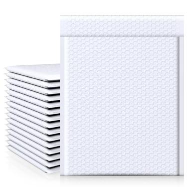 Imagem de Fuxury Bubble Mailers 25 x 33 cm preto pacote com 25 envelopes acolchoados envelopes grossos bolha opaco acolchoado sacos de envio para mala postal maquiagem pequenas empresas