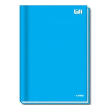 Imagem de Caderno Brochura Universitário 1 Matéria 80 Folhas Lift Credeal Azul
