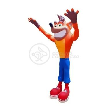 Imagem de Boneco Action Figure Crash Bandicoot Articulado 25cm